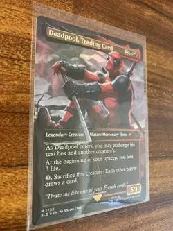 MTG✨DEADPOOL, TRADING CARD🌈 FOIL✨Secret Lair - Deadpool MINT Mythic UNPLAYED ! - Image 3