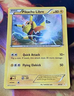 Pokemon Pikachu Libre Holo Trainer Kit 30/30 XY Suicune Pikachu NM Condition - Image 4