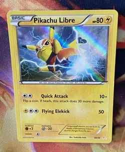 Pokemon Pikachu Libre Holo Trainer Kit 30/30 XY Suicune Pikachu NM Condition - Image 5
