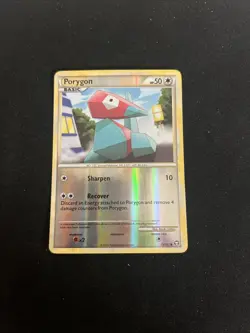 2010 Pokemon TCG Porygon 73/102 Triumphant Reverse Holo MP-LP - Image 1