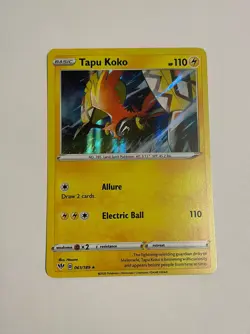Pokemon Tapu Koko 061/189 Holo Rare - Darkness Ablaze - NM/M Pokemon Cards - Image 1