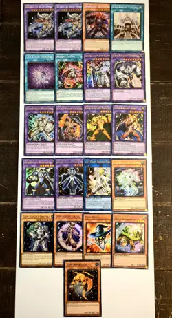 Yugioh Battles of Legend: Monster Mayhem Gem-knight Deck Set Of 21 1st Edition - Image 1