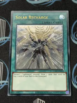 Yugioh Solar Recharge LODT-EN052 Ultimate Rare M/NM (2024 Print) - Image 1