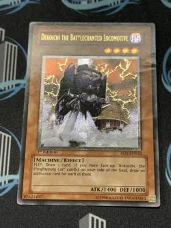 Yugioh Dekoichi The Battlechanted Locomotive RDS-EN032 Ultimate Rare HP 1ST ED - Image 1