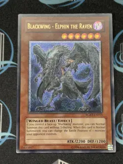 Yugioh Blackwing Elphin the Raven RGBT-EN013 Ultimate Rare - Image 5