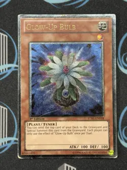 Yugioh Glow-Up Bulb Ultimate Rare 1st Edition STBL-EN018 MP - Image 1