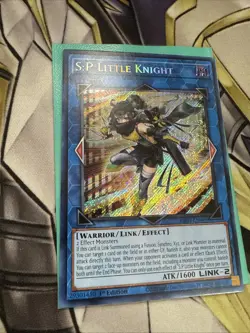 Yugioh S:P Little Knight RA03-EN049 1st Edition Secret Rare NM - Image 1