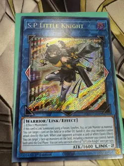 Yugioh S:P Little Knight RA03-EN049 1st Edition Secret Rare NM - Image 2