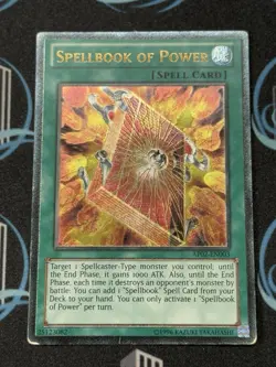 Yugioh Spellbook of Power AP02-EN003 EURO Ultimate Rare mp - Image 1