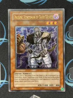 Yugioh Broww, Huntsman of Dark World EEN-EN021 Unl edition Ultimate Rare LP - Image 1