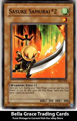Sasuke Samurai #2 #DCR-059 Dark Crisis Yugioh Common - Image 1