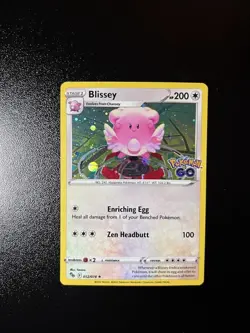 Pokemon Trading Card Game Blissey 053/078 Holo Rare from Pokemon Go Tin NM/M - Image 1