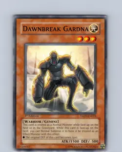 Yu-Gi-Oh TCG Dawnbreak Gardna TAEV-EN024 1st Edition Regular Common Card NM - Image 1
