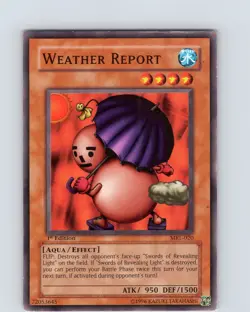 Yu-Gi-Oh TCG Weather Report MRL-020 1st Edition Regular Common Card Played LP - Image 1