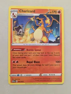 Charizard - New 2025 McDonalds Happy Meal Pokemon Dragon Discovery Card 001/015 - Image 1