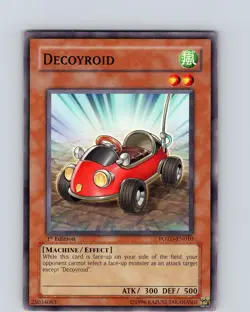 Yu-Gi-Oh TCG Decoyroid POTD-EN010 1st Edition Regular Common Card Played HP - Image 1