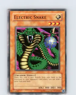 Yu-Gi-Oh TCG Electric Snake MRL-008 Unlimited Regular Common Card NM - Image 1