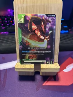 Gundam Card Game GD01-023 LR Char’s Gelgoog English Card - Image 1