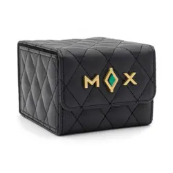 KMC Card Storage MOX Luxury 133+ Deck Box - Black New - Image 1