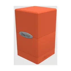 Ultra Pro Card Protection Satin Tower Deck Box - Pumpkin Orange SW (New) - Image 1