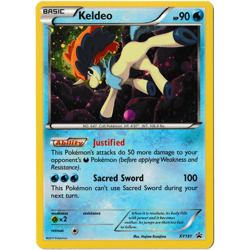Keldeo XY191 | Pokemon Promo TCG Card Single | LP - Image 2