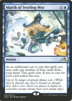 MTG March of Swirling Mists (061) *Non-Foil* Base Kamigawa: Neon Dynasty MT/NM - Image 1