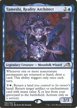 MTG Tameshi, Reality Architect (082) *Non-Foil* Base Kamigawa Neon Dynasty MT/NM - Image 1