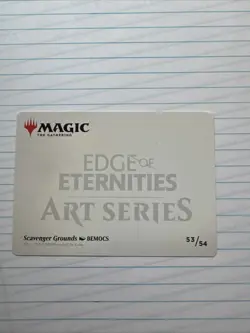 MTG Scavenger grounds ( Art Series ) Edge of Eternities (53/54) - BEMOCS - Image 2