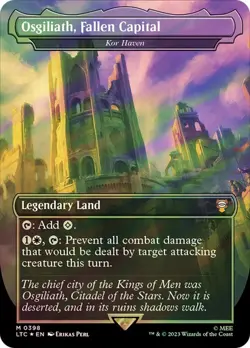 FOIL SURGE Osgiliath (Kor Haven) ~ Commander: The Lord of the Rings [ MTG ] - Image 1