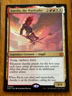 Aurelia, the Warleader - Foundations - MTG - 0651 - Image 1