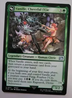 MTG - Final Fantasy: Vanille, Cheerful L'Cie (0211) - Uncommon - Near Mint - Image 1