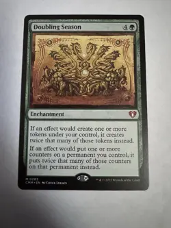 Doubling Season CMM #283 - Commander Masters - NM - EDH/Commander Staple - Image 1
