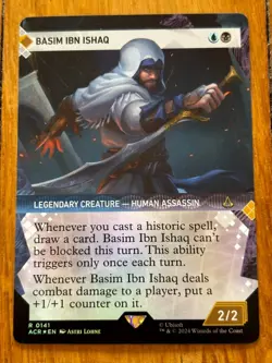 Basim Ibn Ishaq - Assassin's Creed - MTG - FOIL - 0141 - Image 1