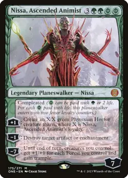 Nissa, Ascended Animist Phyrexia: All Will Be One NM MTG - Image 1