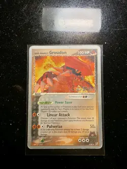 Pokemon TCG Team Magma's Groudon 9/95 2004 World Championship Single Card - Image 1