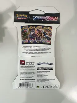Pokemon TCG: Sleeved 10 Card Booster Pack Sword and Shield Base Set - Image 2