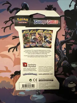 Pokemon TCG: Sleeved 10 Card Booster Pack Sword and Shield Base Set - Image 2