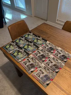 12 Pokemon White Flare/Black Bolt Tech Sticker Collection - Image 1