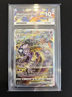 Pokemon TCG: Mewtwo VSTAR GG44/GG70 - Crown Zenith ACE 10 Gem Mint - Image 1