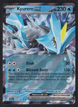 Pokemon Kyurem ex 028/086 Holo Black Bolt - Image 1