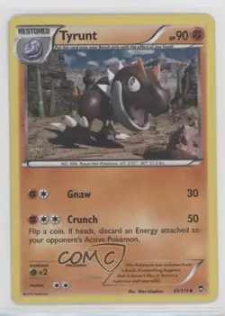 Tyrunt (Cosmos Holo Ancient Power Box exclusive) Pokemon XY Furious Fists 17w0 - Image 1