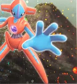 Pokemon Deoxys Japanese Temple of Anger Holo Rare DPBP#444 DP5 Holo Swirl NM - Image 5