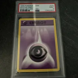 1999 Pokemon Game #101 Psychic Energy PSA 9 NM-MT - Image 1