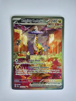 Raging Bolt EX 208/162 Temporal Forces Special Illustration Rare Pokemon TCG NM - Image 1
