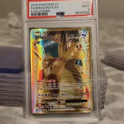 Pokemon TCG Dragonite-EX Evolutions Holo Card 106/108 Ultra Rare PSA MINT 9 - Image 1