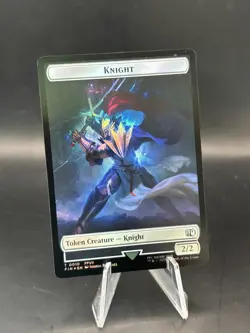 T 0002 Hero 0010 Knight Creature Emblem Token Final Fantasy MTG Card - Image 2