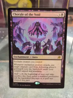 R 0091 Chorale of the Void FOIL Rare Edge of Eternities MTG Card Enchantment - Image 1