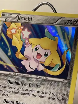 Jirachi 42/108 XY Roaring Skies Pokemon Card Holo Rare Near Mint - Image 3