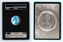 Alderaan Star Wars Premiere Limited 1995 LS Uncommon CCG Card - Image 1