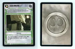 Tatooine Utility Belt Star Wars Premiere Limited 1995 LS Common CCG Card - Image 1